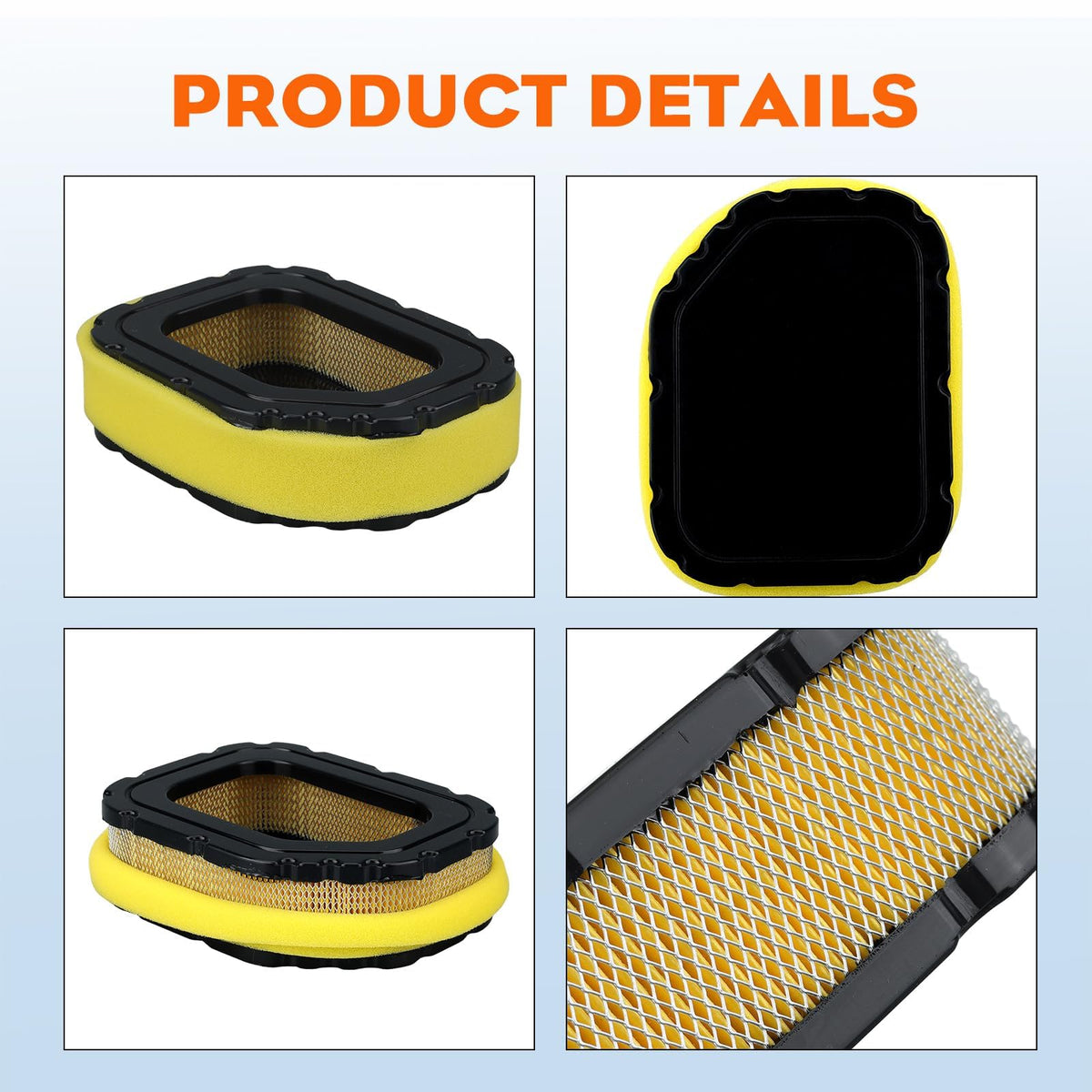 Hipa KH-32-883-03-S1 durable media resists clogging under heavy use.