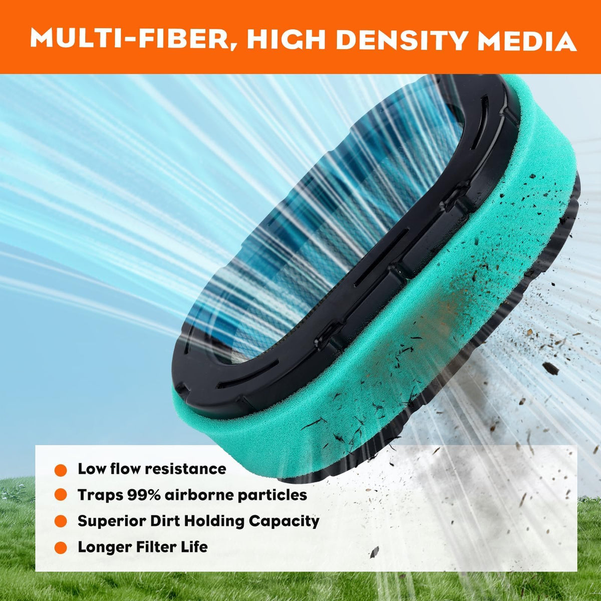 Hipa fuel filter protects fuel delivery from contaminants