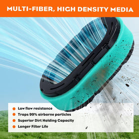 Hipa fuel filter protects fuel delivery from contaminants