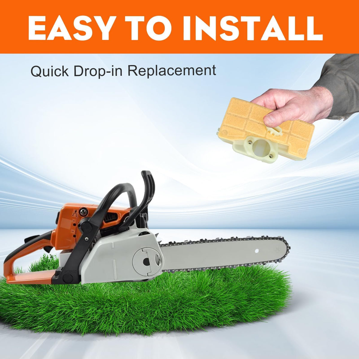 Hipa MS290 air filter dimensions fit Stihl 310 and 390 models.