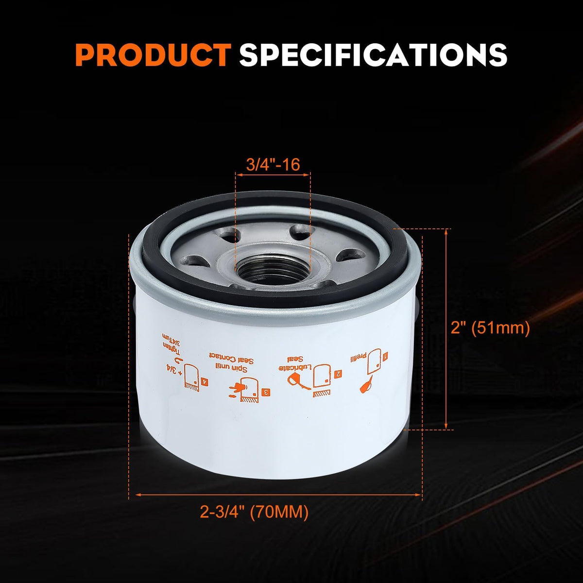 Hipa 4P90HUA oil filter compatibility