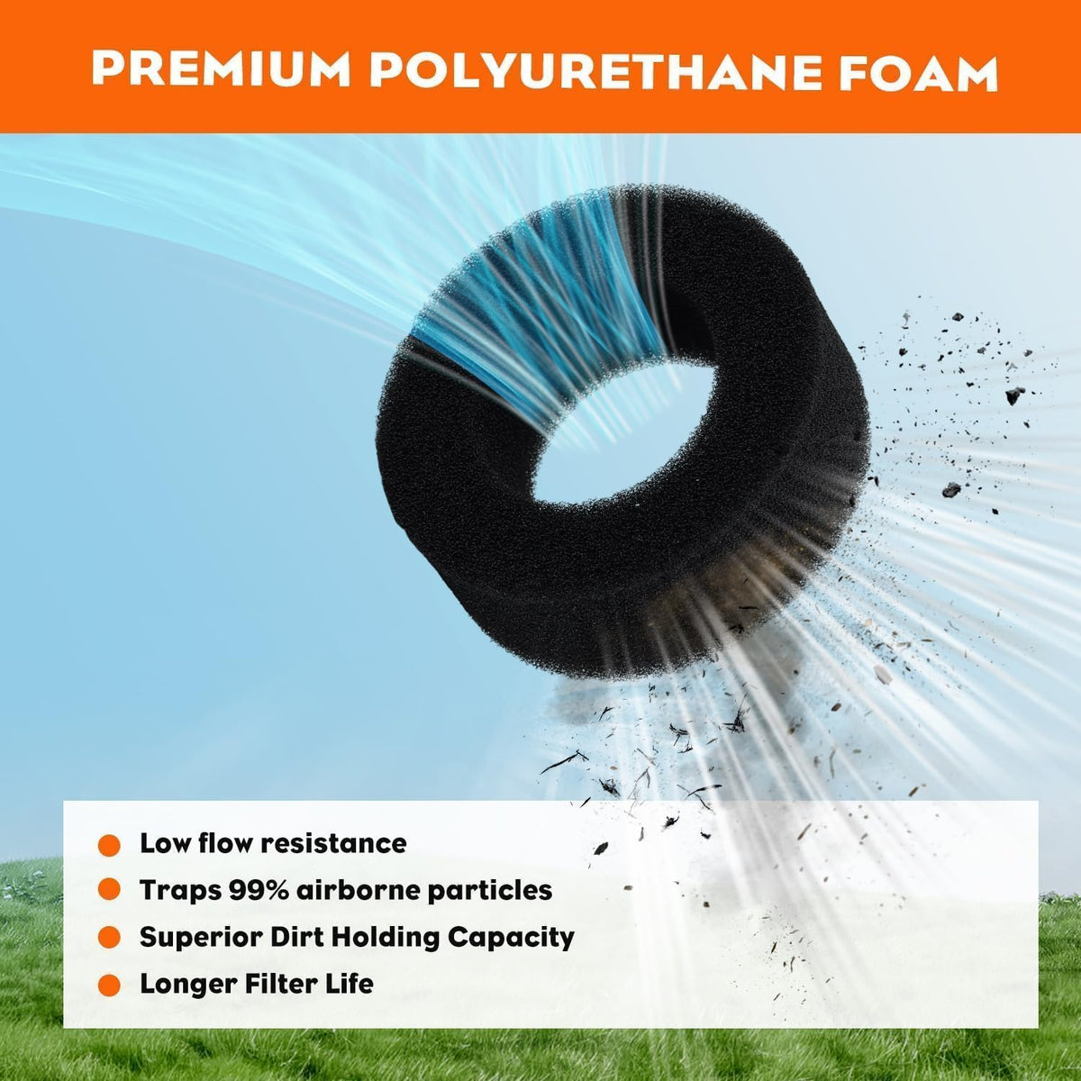 Hipa contents: air filter primer bulb two tubes fuel filter