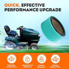 Hipa packaging includes air and fuel filters for convenient replacement.