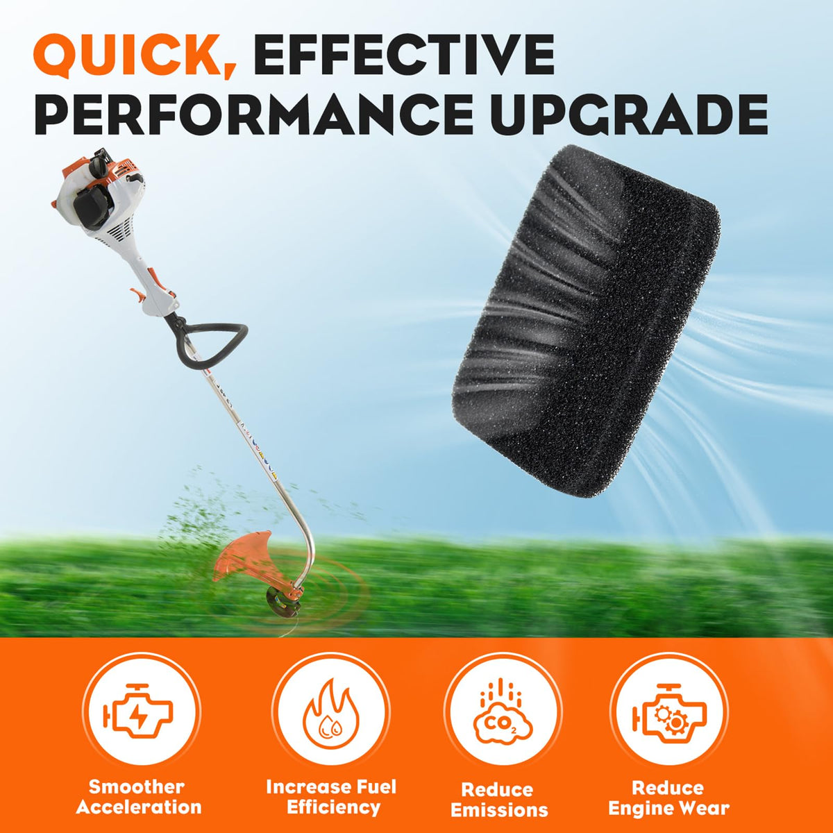 Hipa quick-install for STIHL models enables tool-free maintenance.