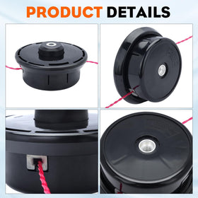 Hipa trimmer head for BCZ2600S compatibility boosts line feed reliability and cleaner cuts.