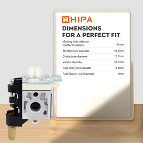 Hipa SRM-266/265 compatibility list showing supported models.