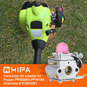 Hipa SST25 carburetor fits Poulan FL20C for reliable start