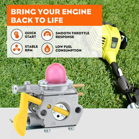 SST25 carburetor with primer bulb and fuel filter for easy maintenance