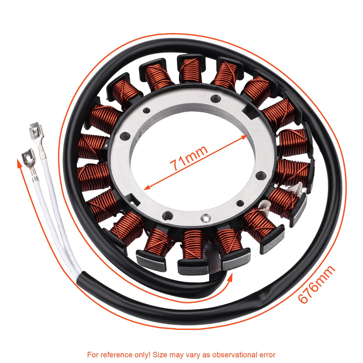 Hipa stator packaging open reveals ready-to-install replacement part