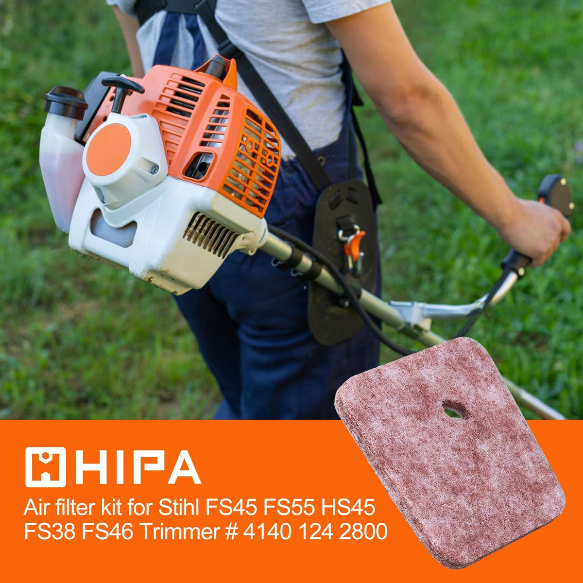 Hipa STIHL FS55 fuel line ensures steady fuel flow.
