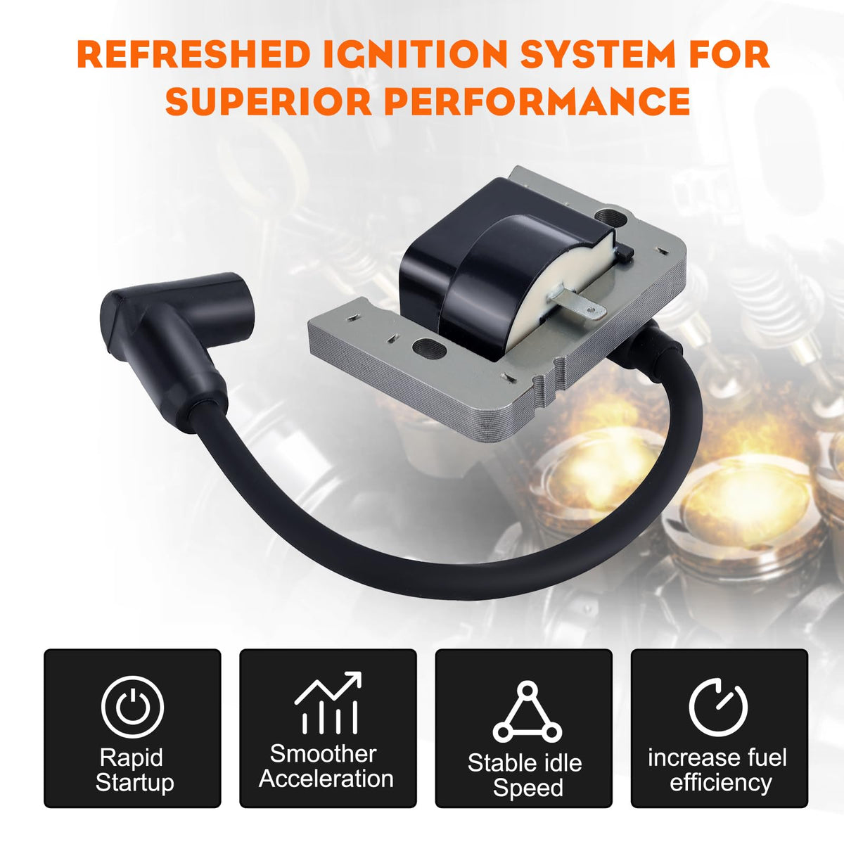 Hipa 35135 label on coil module for quick part verification