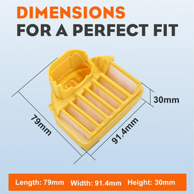 Hipa two-pack air filter provides ready replacements