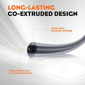 Hipa universal-fit trimmer line compatible with most gas trimmers.