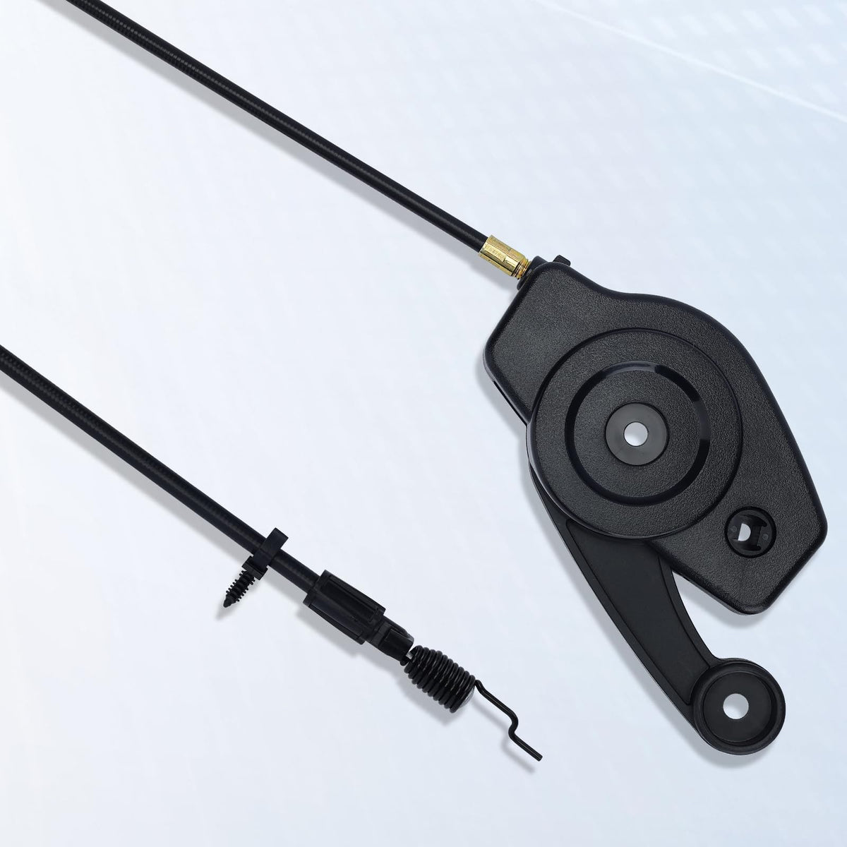 Hipa walk-behind mower throttle cable for 56DHS and similar models.