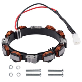 Hipa alternator with wiring harness illustrating easy replacement