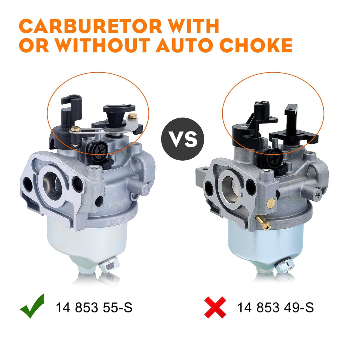 Hipa XT675 carburetor side profile highlighting compact design