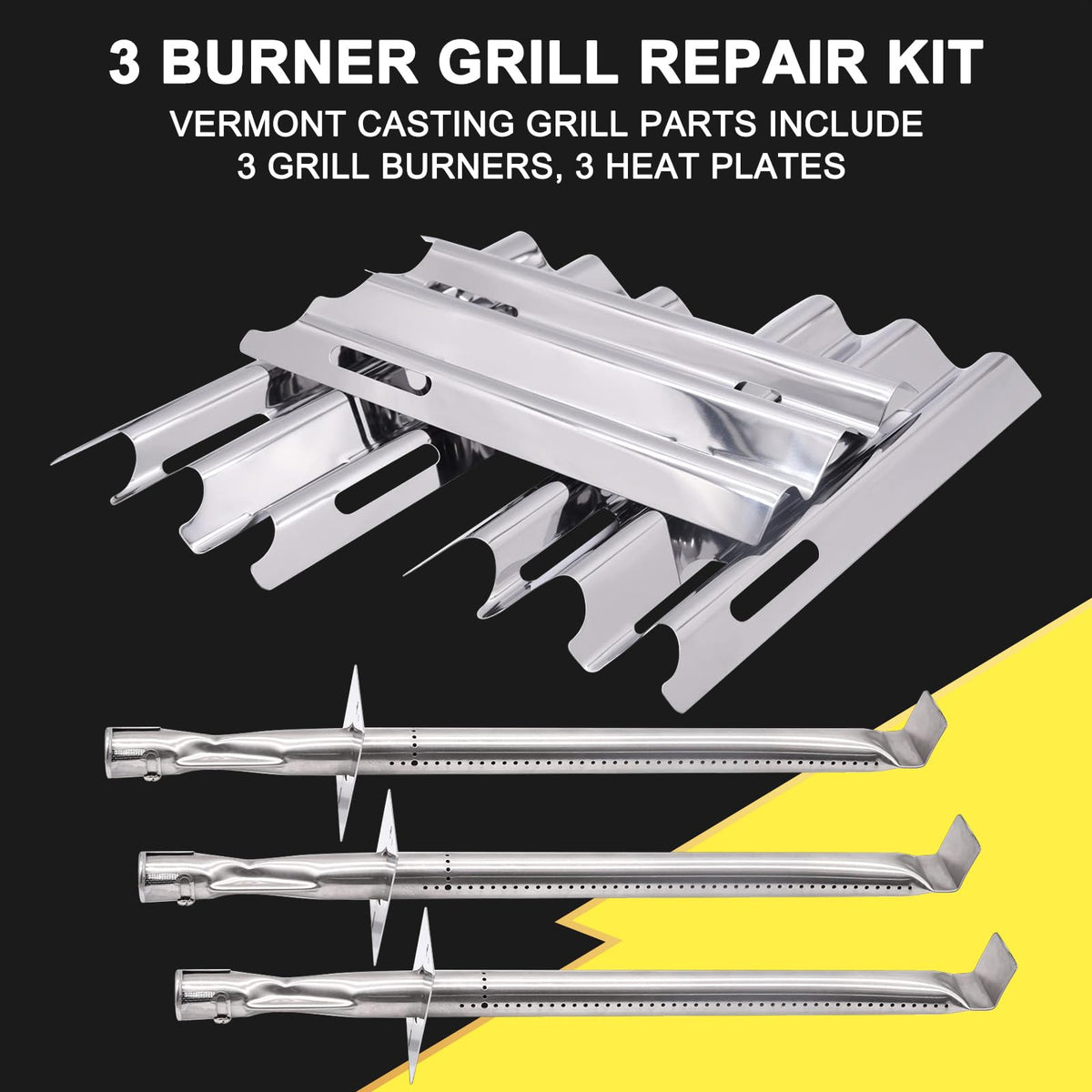 Hipoilk easy-install design enabling quick refresh of grill parts