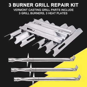 Hipoilk easy-install design enabling quick refresh of grill parts