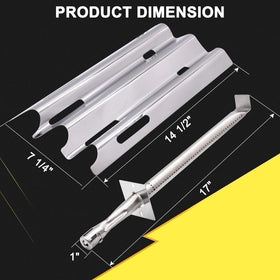 Hipoilk stainless steel components for durable grill assembly