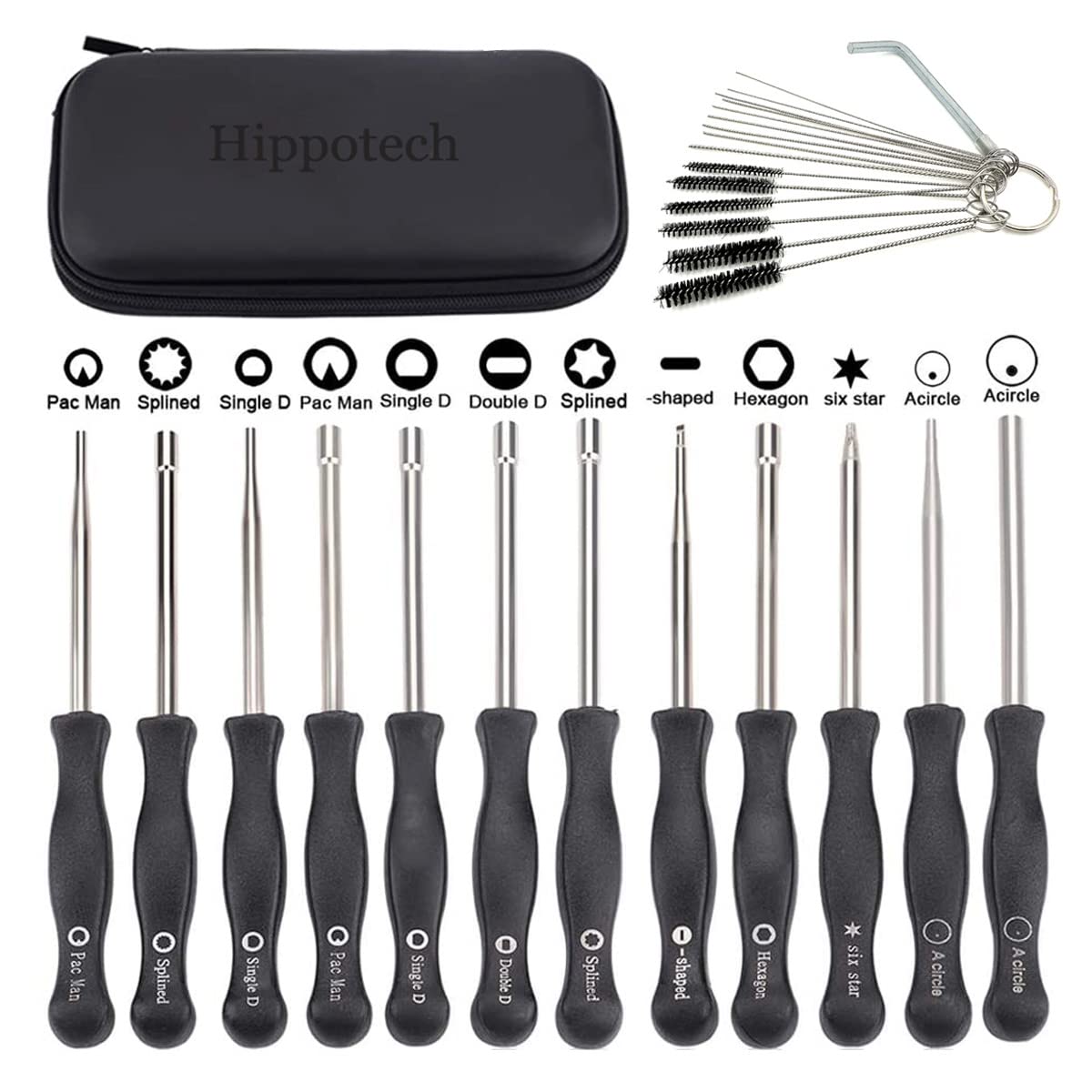Hippotech acircle screwdrivers set shown for precise fastener work