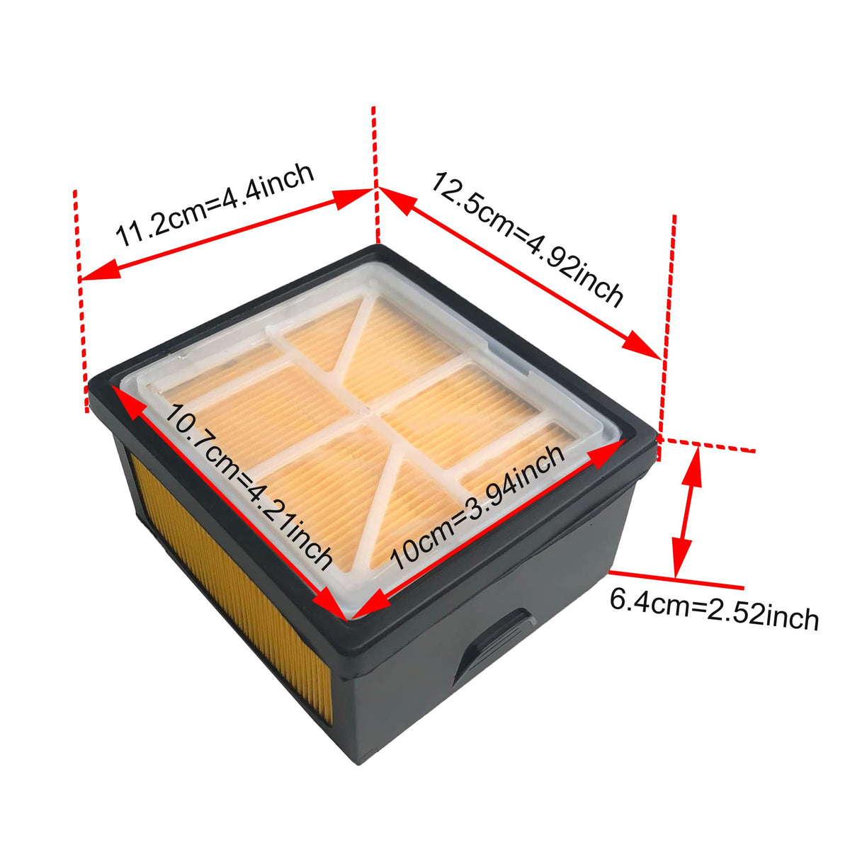 Hippotech inner filter keeps intake clean