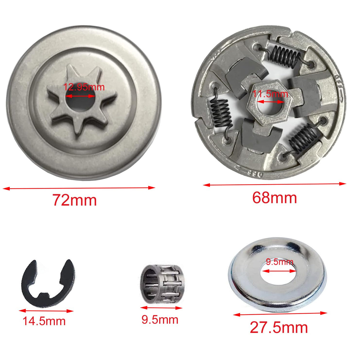 Hippotech packaging displaying complete replacement kit contents