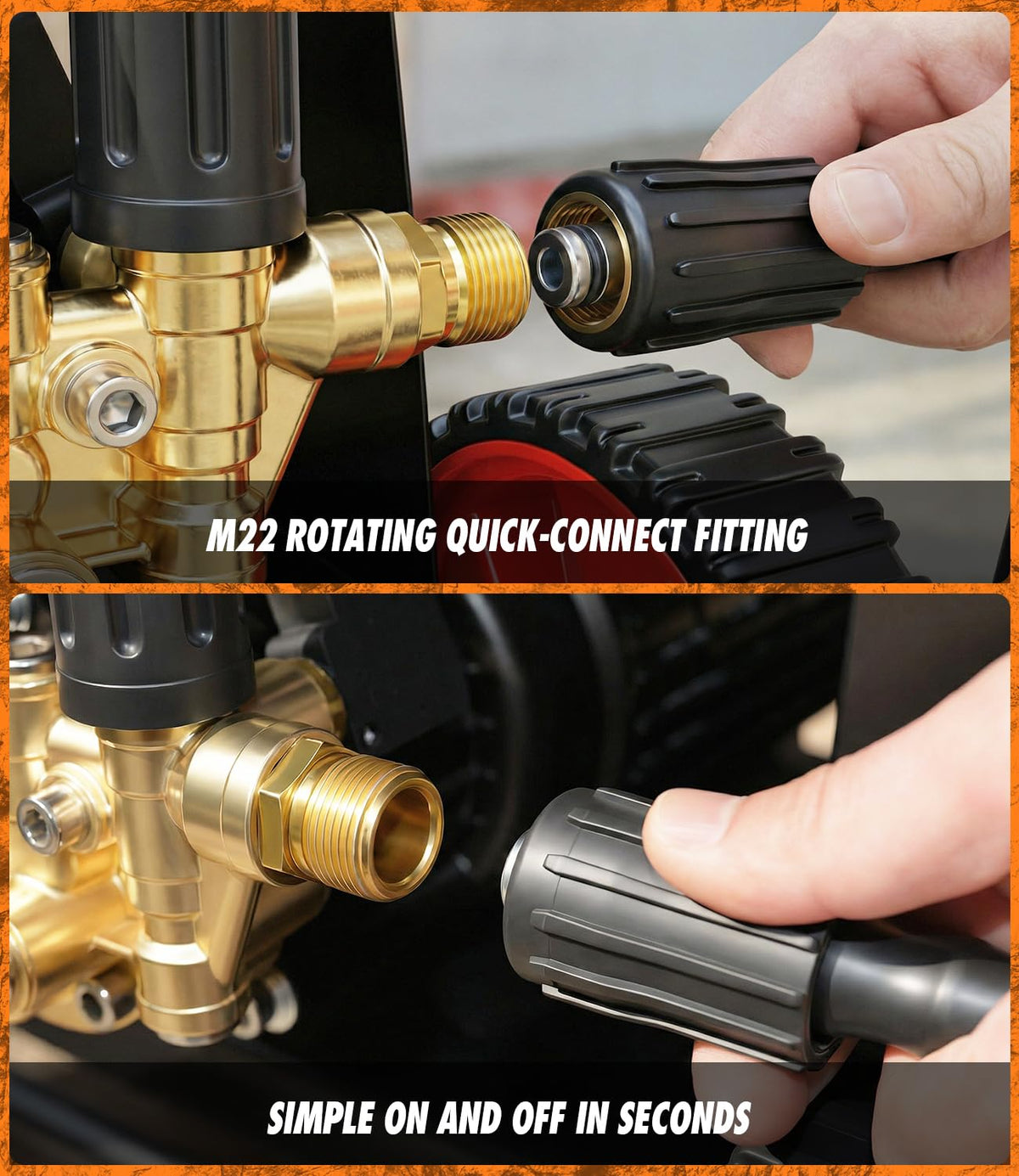 HiPrewaPro hot-cold-water compatible design supports diverse cleaning tasks