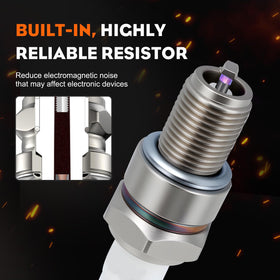 Hipa BR8ES spark plug for motorcycles and light off-road use