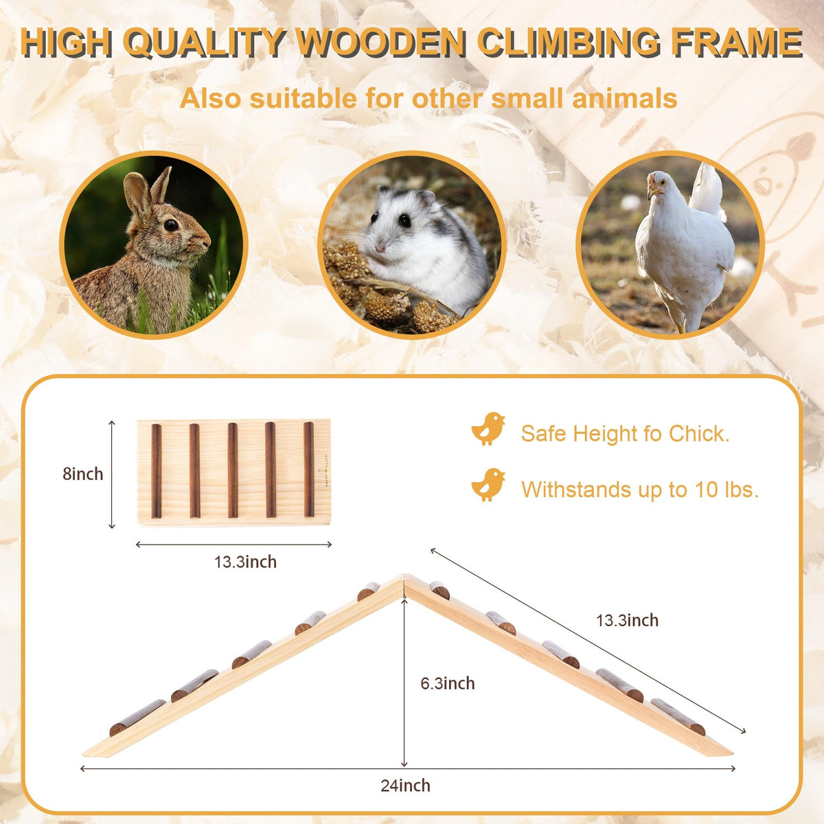 Hipykat chick roost trainer folds flat for storage