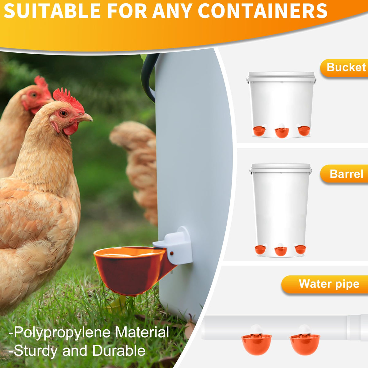 Hipykat coop accessories suitable for hens, ducks, geese, and other poultry