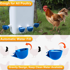 Hipykat installation with the included drill bit enables quick, DIY setup in any coop.
