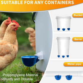 Hipykat leak-free design keeps water clean and minimizes spills in busy runs.