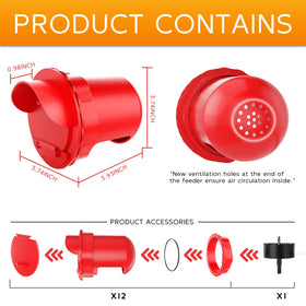 Hipykat feeder hole saw enables easy DIY installation with any container.