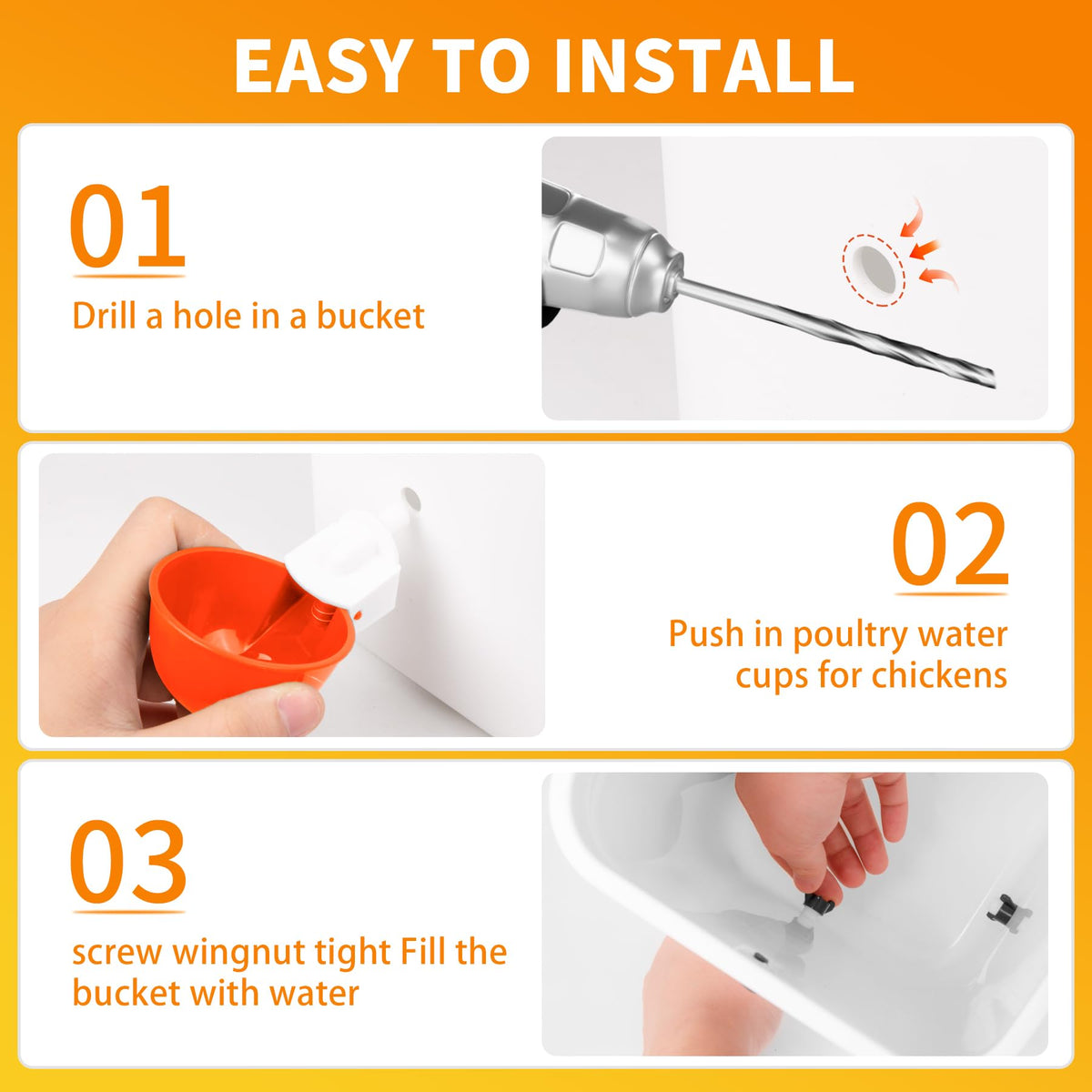 Hipykat gravity-fed system provides continuous water for poultry