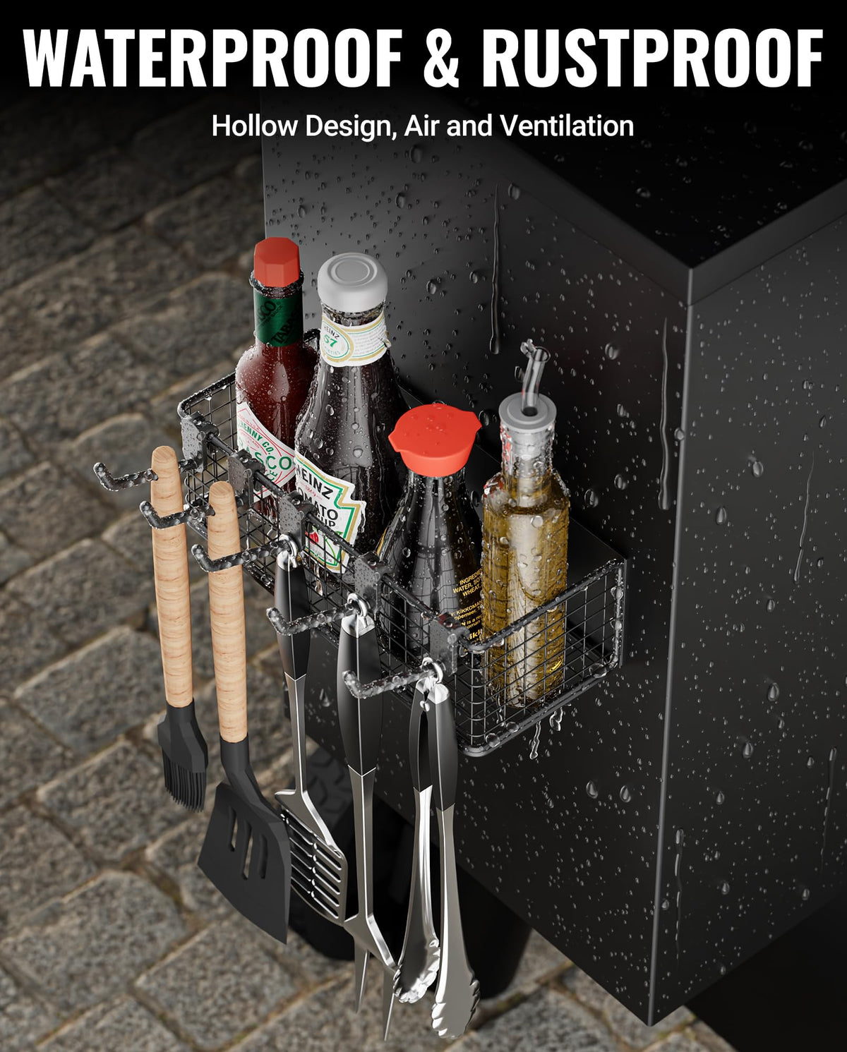 HIQCVOU durable materials enhance longevity for frequent outdoor grilling sessions.