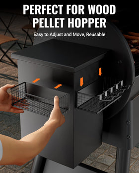 HIQCVOU keeps sauces, spices, thermometers organized and within reach during cooks.