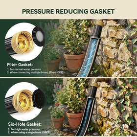 HIRALIY aluminum reinforced joints for leak-free operation.