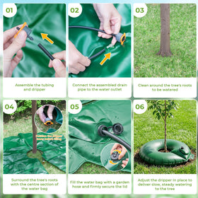 HIRALIY tool-free installation lets you place and fill quickly