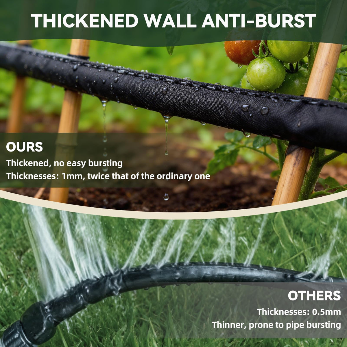 HIRALIY rust-resistant end caps enabling reliable linkups.