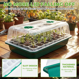 HIRALIY locking dome lid keeps the cover secure during handling.