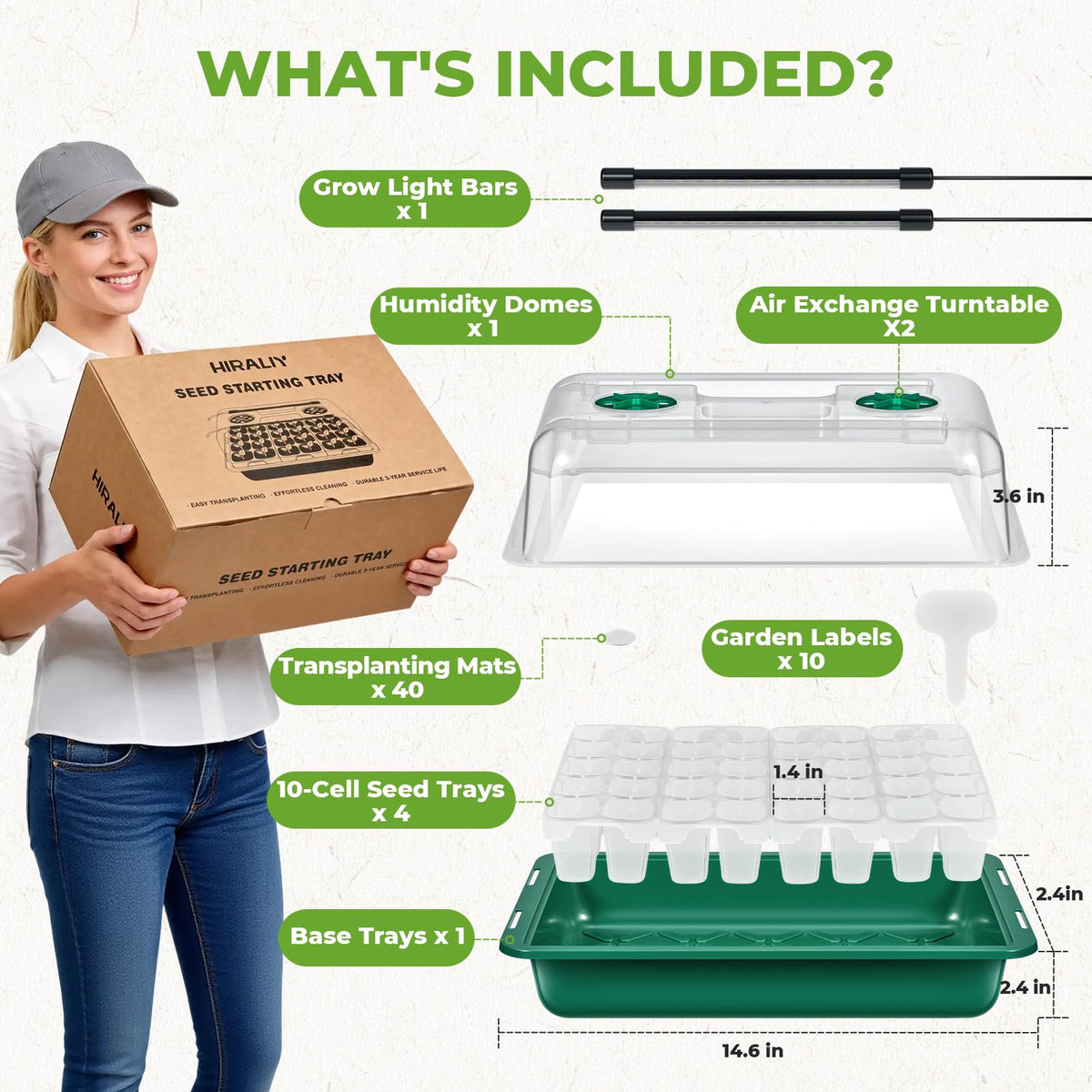 HIRALIY transplanting mats enable gentle, root-friendly transplanting.