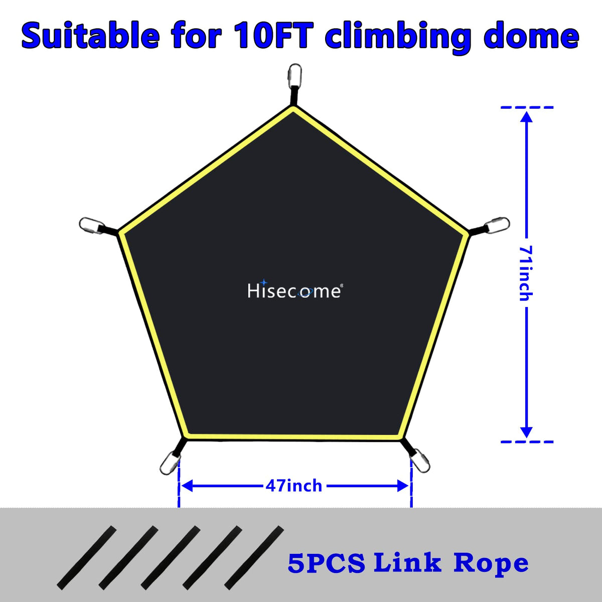Friends relax on a Hisecome Climber Dome Hammock after climbing.
