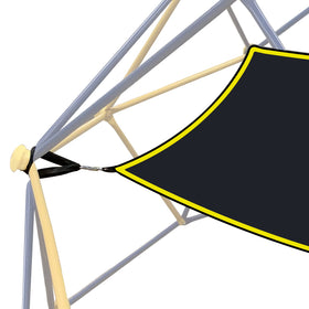 Hisecome Dome Hammock installation on a 10x5 ft dome with two methods.