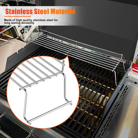 Dimensions highlight 23.5 by 5.3 inches warming surface.