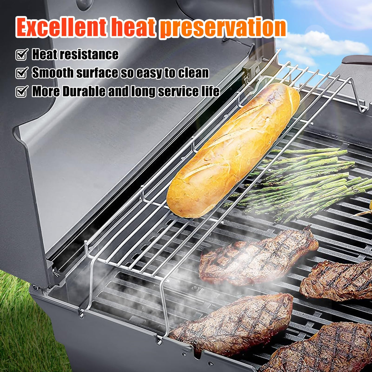 Below-cook space use-case demonstrates extra cooking options.
