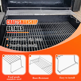 Brand-ready: Hisencn 65054 fits Weber Genesis 300 Series warm surface.