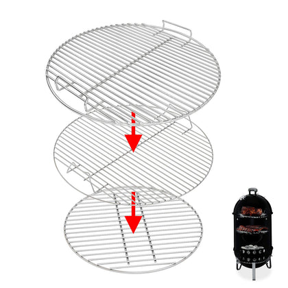 Hisencn 7432 cooking grate on plated steel offers durability for everyday grilling.