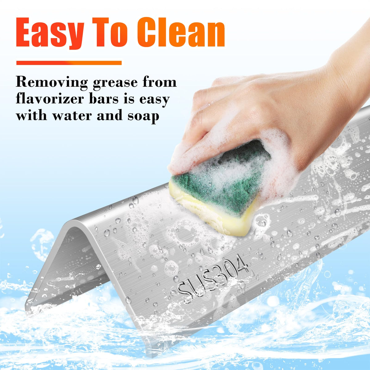 Hisencn 7635 flavorizer bar for easier cleaning via drips dispersion