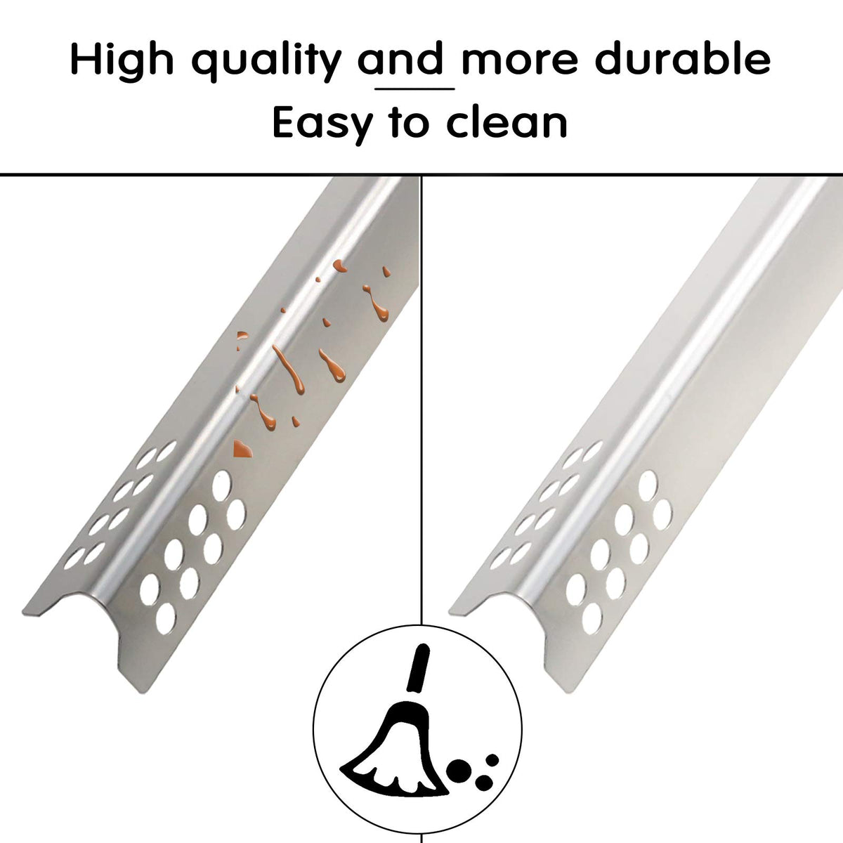 Hisencn adjustable carryover tube helps maintain flame control on Charbroil grills.