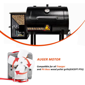 Hisencn auger motor 120V 60Hz supports stable heat and control